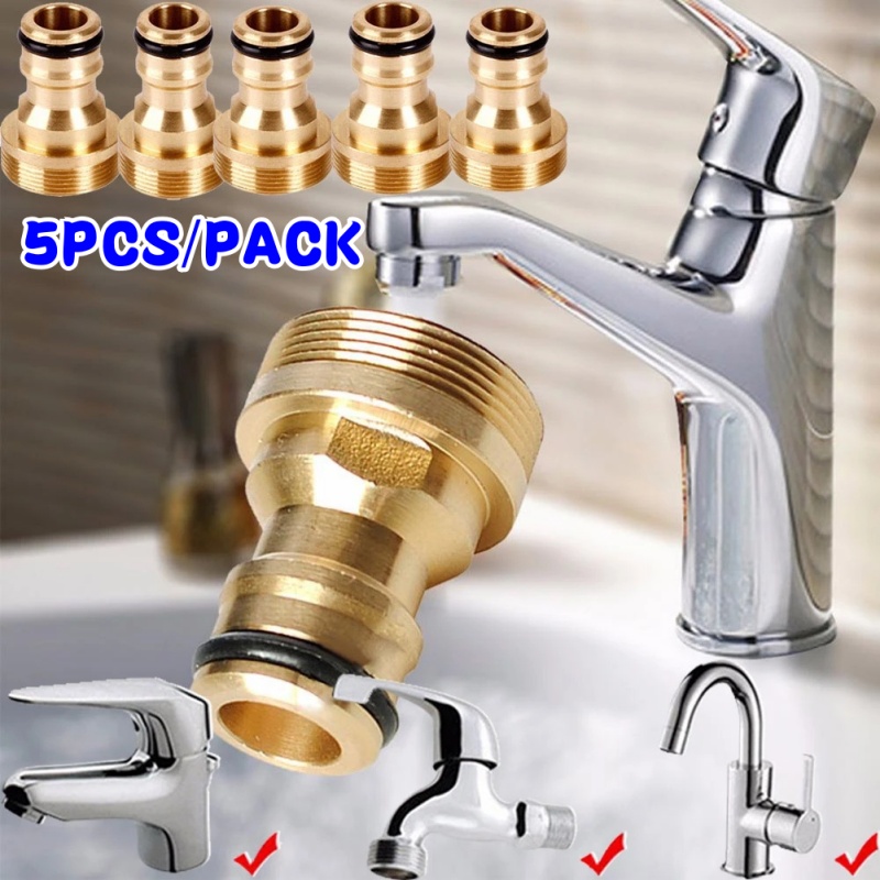 Basin Mixer Tap - Universal Brass Tap Kitchen Adapters, Faucet