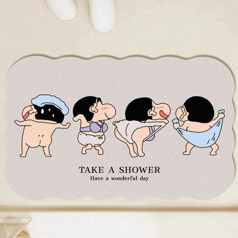 Home Bathroom Movie - Tapetes de Chão Absorvente Antiderrapante, Lama