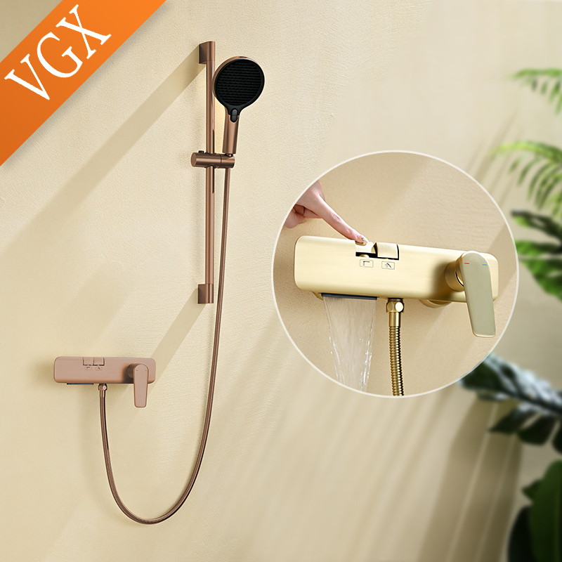 Home Bathroom Faucets - Conjunto de Chuveiro Simples VGX com