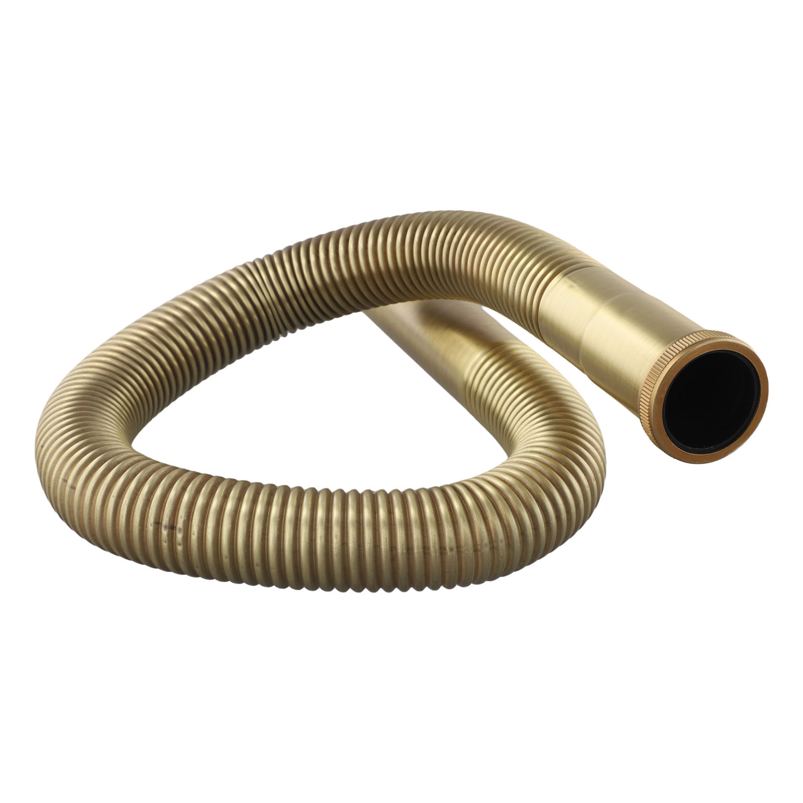 Home Bathroom Sink - 1pc mangueira flexível de bronze sifão