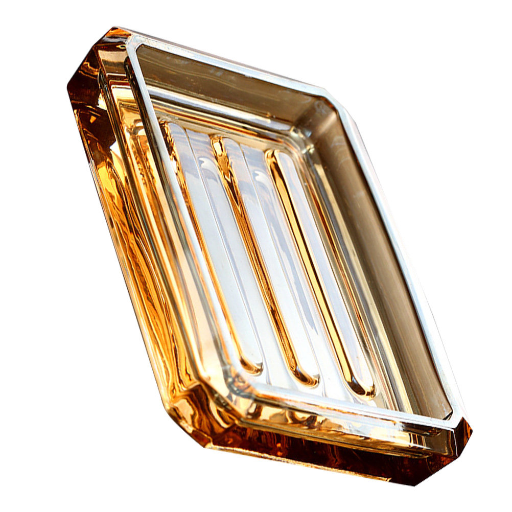 Home Bathroom Decor Ideas - Suporte de Sabonete de Vidro com