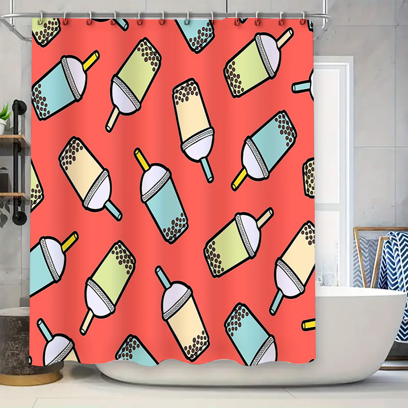 Home Bathroom Decor Ideas - Cortina de Chuveiro Exclusiva com Tema