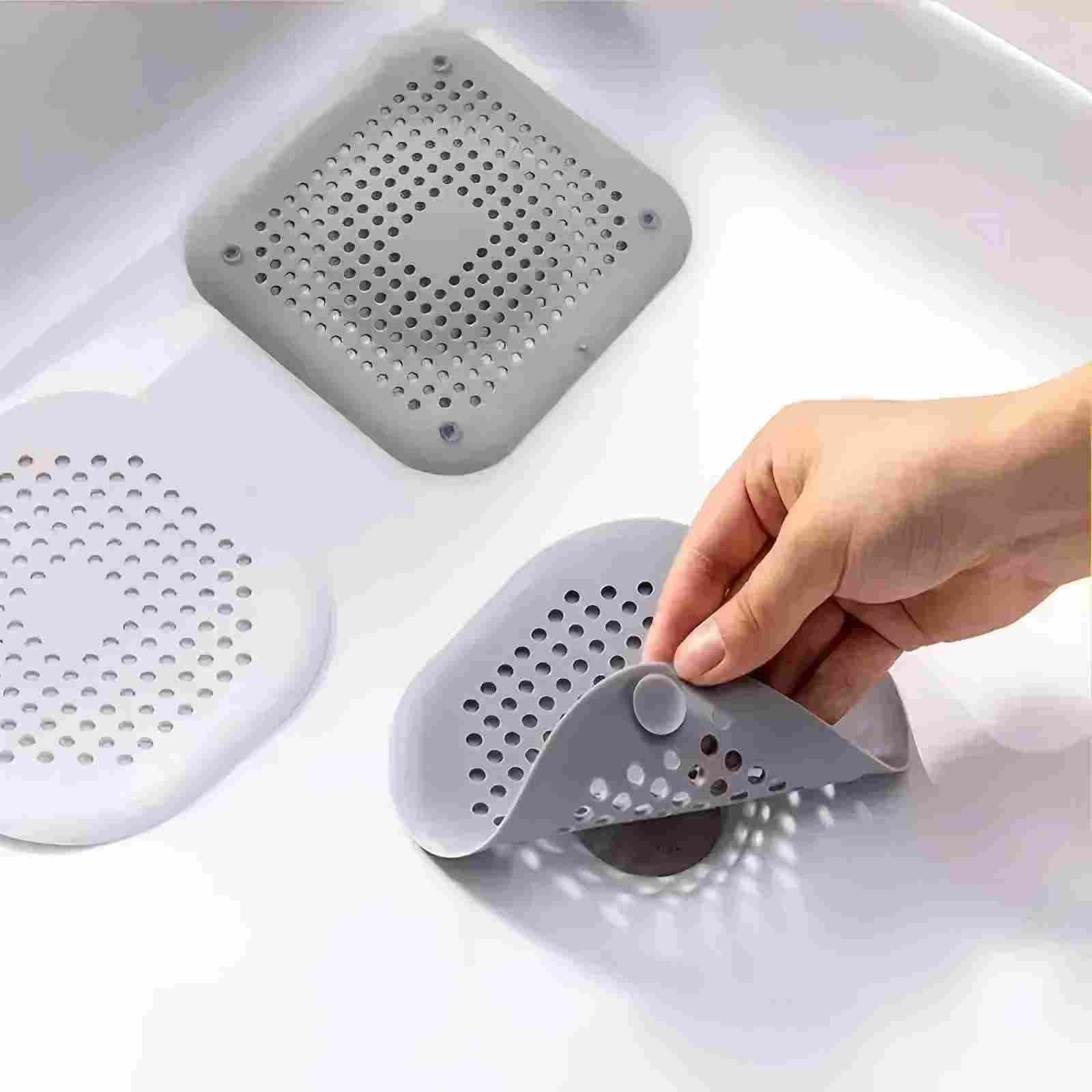 Home Bathroom Sink - Protetor de Ralo de Silicone para