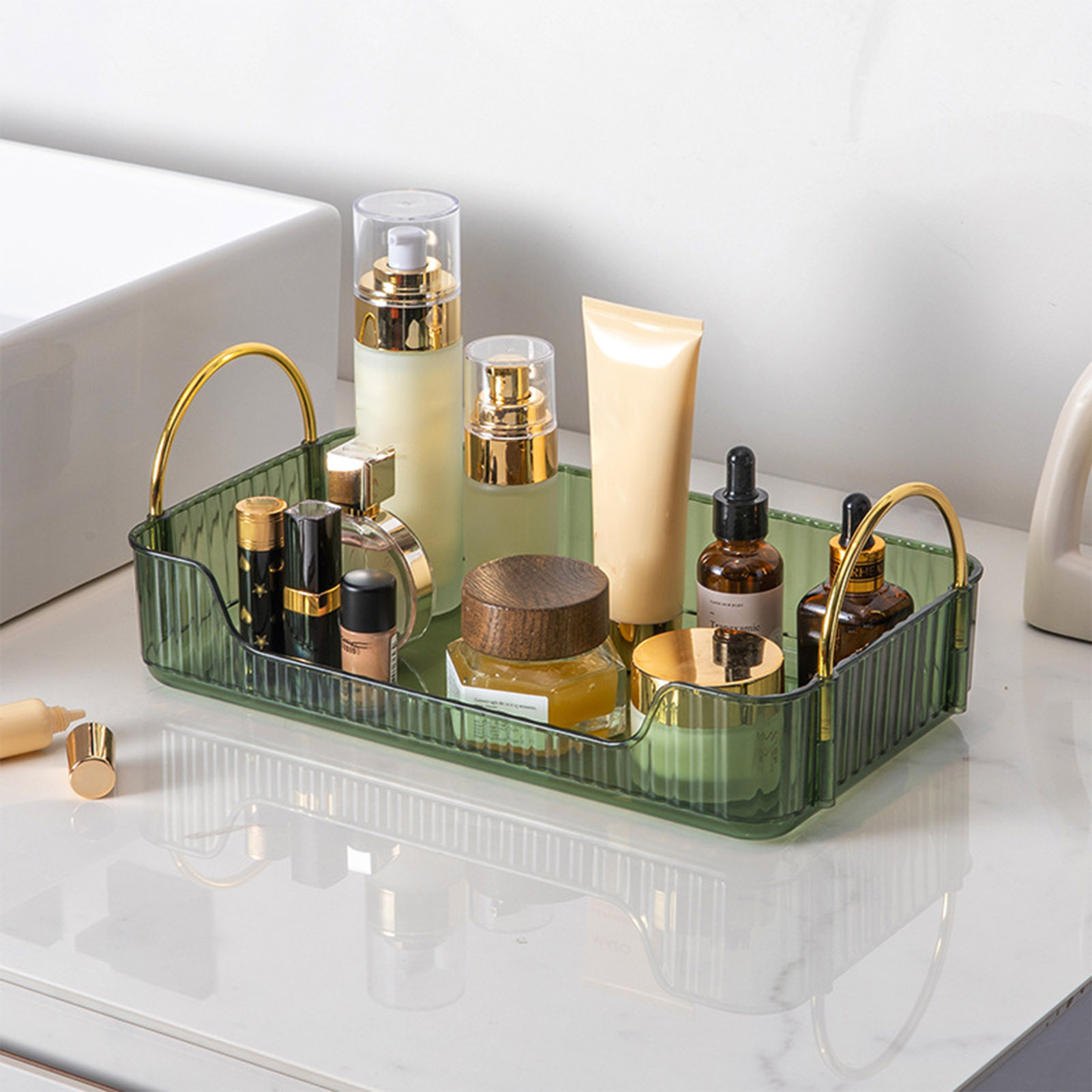 Organizador de banheiro de lux - Tiny Home Bathroom Kit avaliação e preço