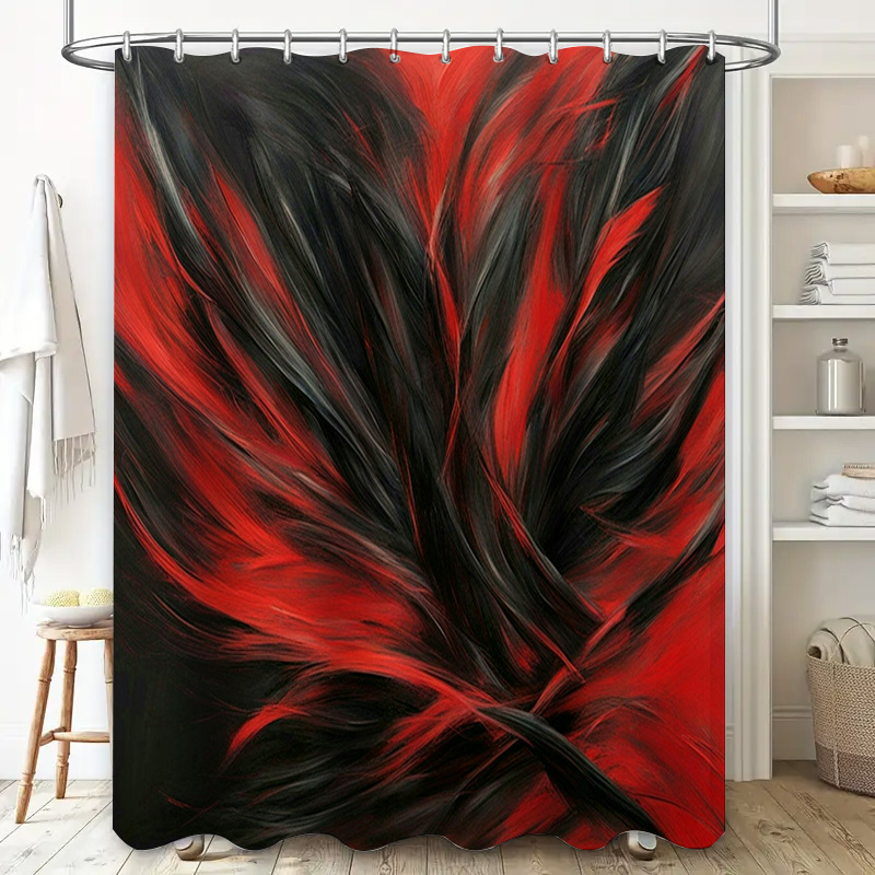 Cortina de chuveiro com estamp - Home Bathroom Decor Ideas avaliação e preço