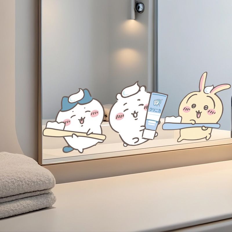 Adesivos de Espelho Chiikawa c - Tiny Home Bathroom Kit avaliação e preço