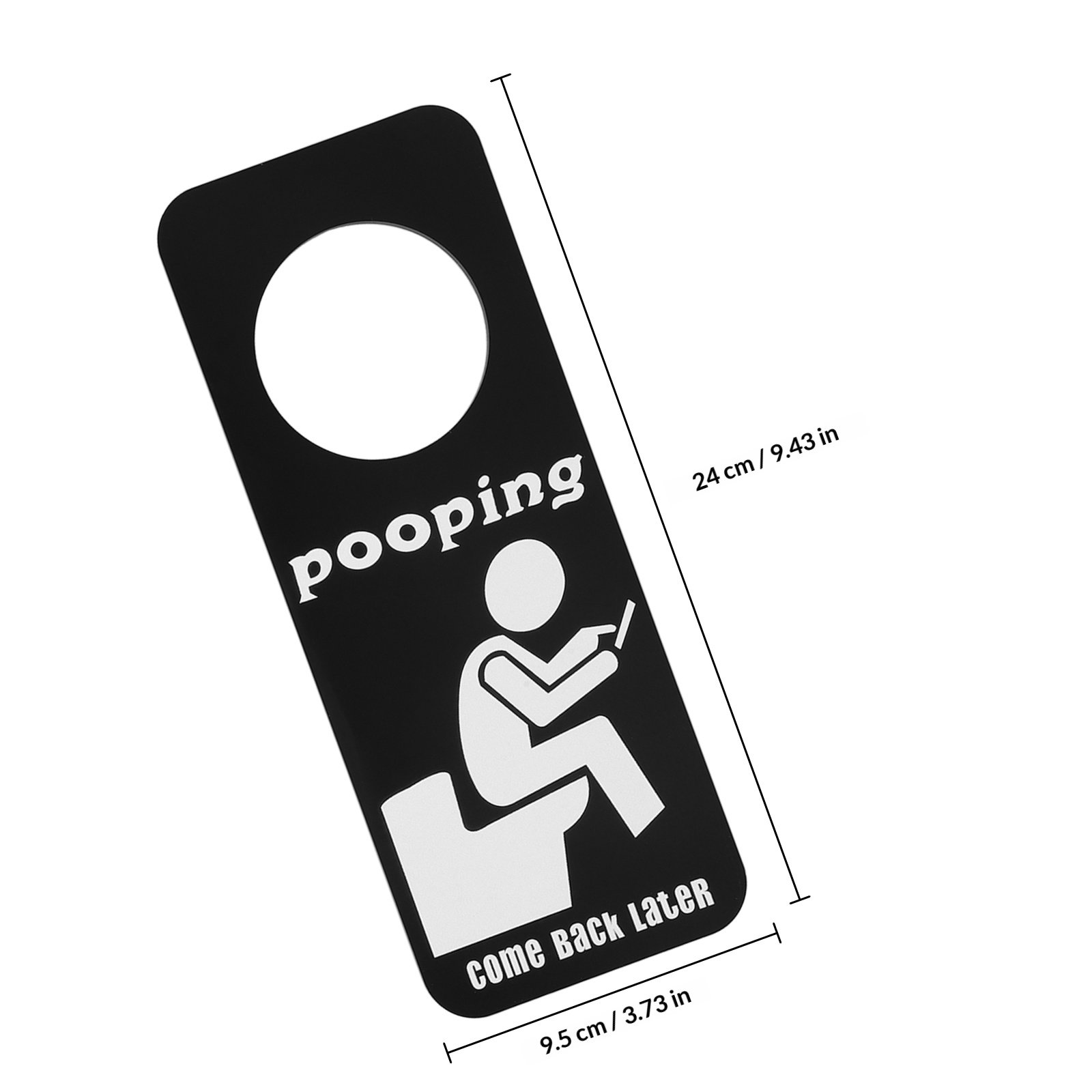 Placa de Porta Engraçada para  - Home Bathroom Occupied Sign avaliação e preço