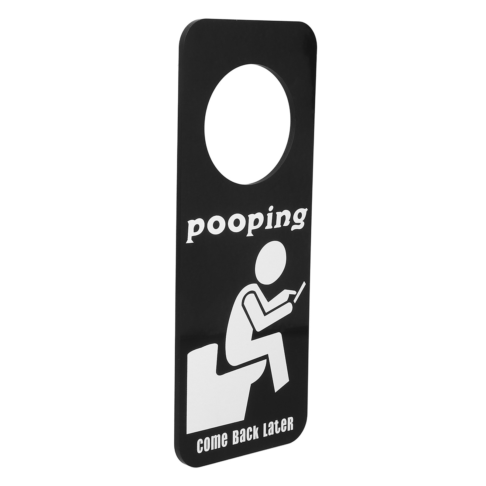 Placa de Porta Engraçada para  - Home Bathroom Occupied Sign avaliação e preço