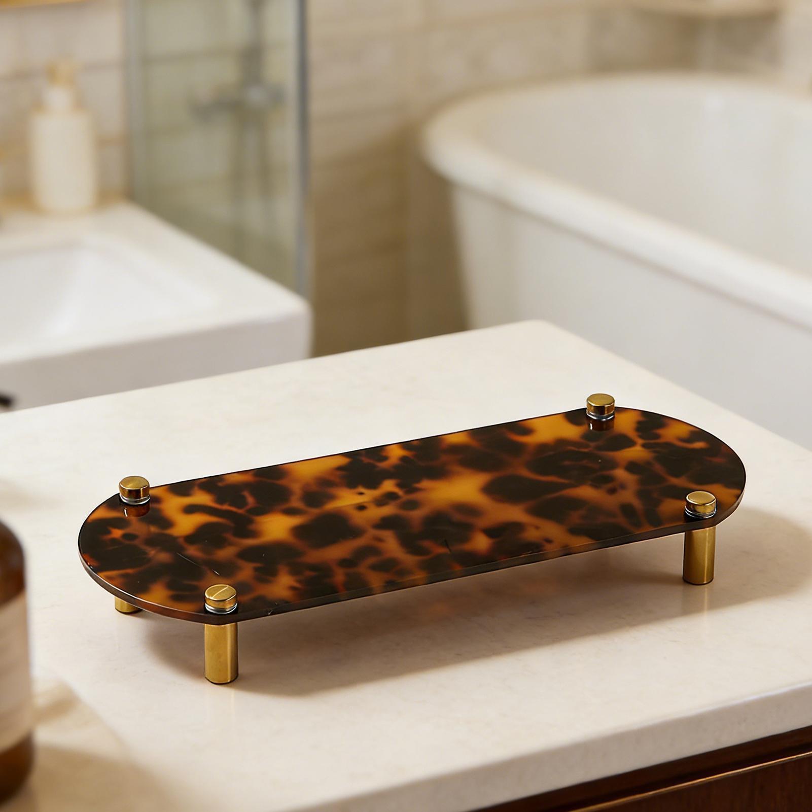 Bandeja de acrílico com estamp - Home Bathroom Sink avaliação e preço