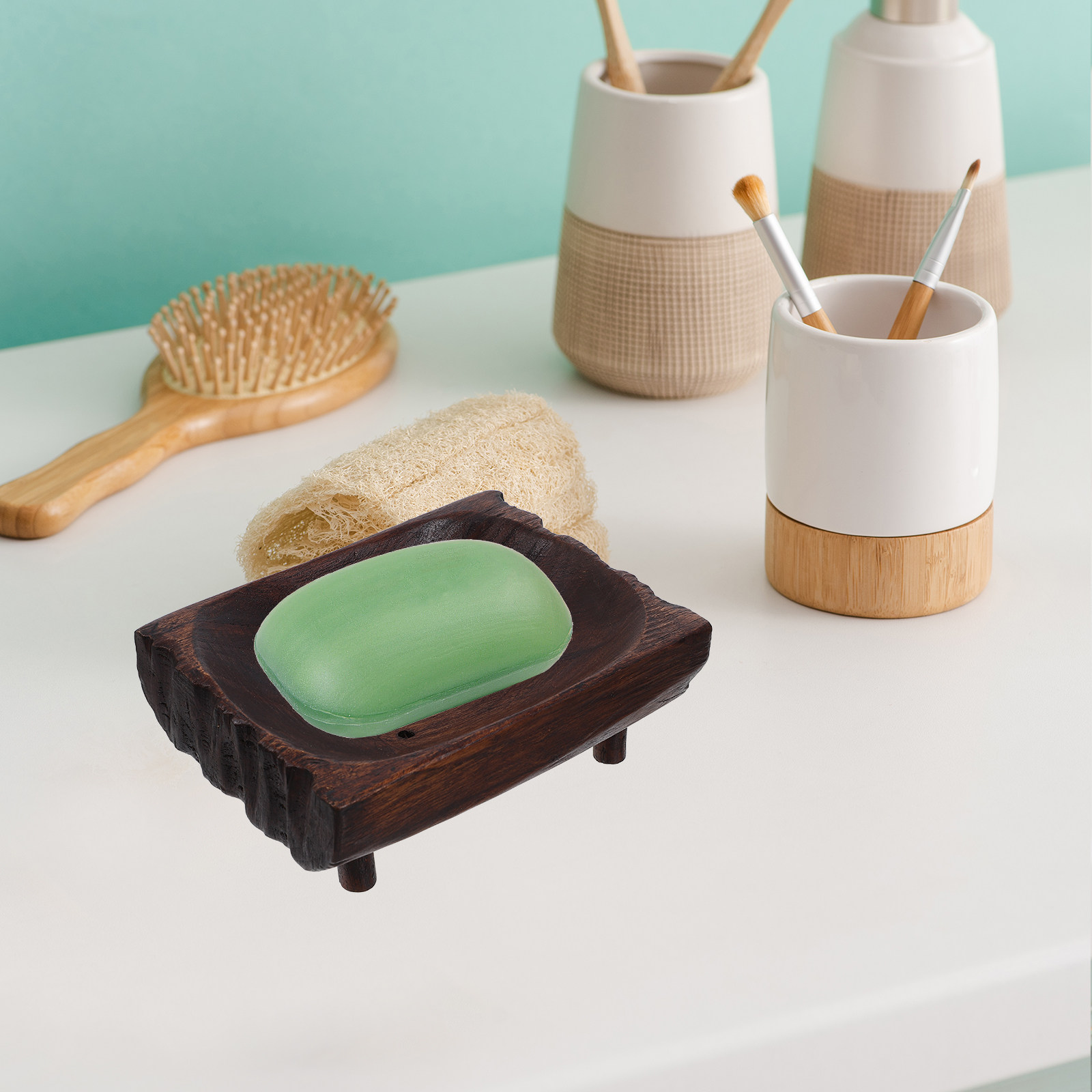 Suporte de Madeira para Sabone - Home Bathroom Sink avaliação e preço