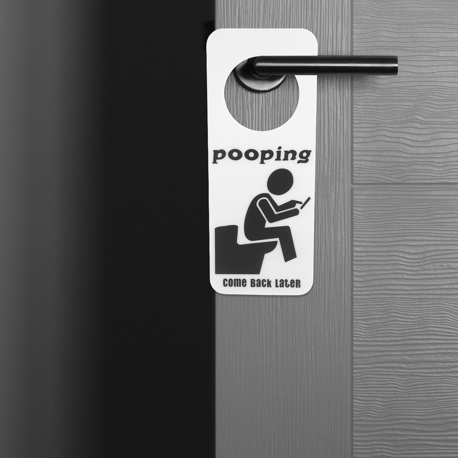 Placa Engraçada para Banheiro, - Home Bathroom Occupied Sign avaliação e preço