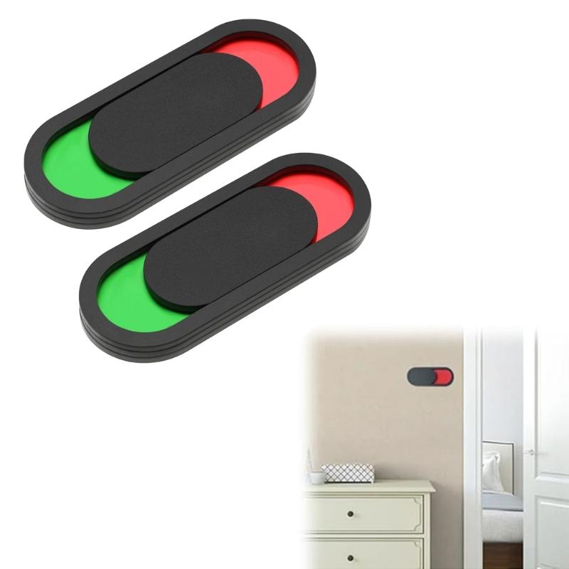 2pcs Ocupado com vago slider p - Home Bathroom Occupied Sign avaliação e preço