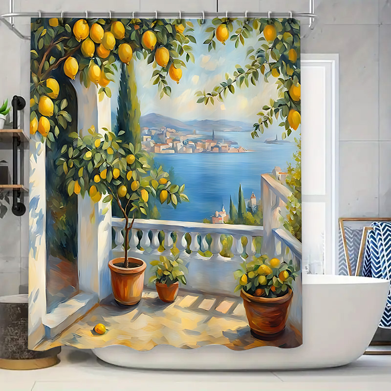 Cortina de Chuveiro Jardim de  - Home Bathroom Decor Ideas avaliação e preço