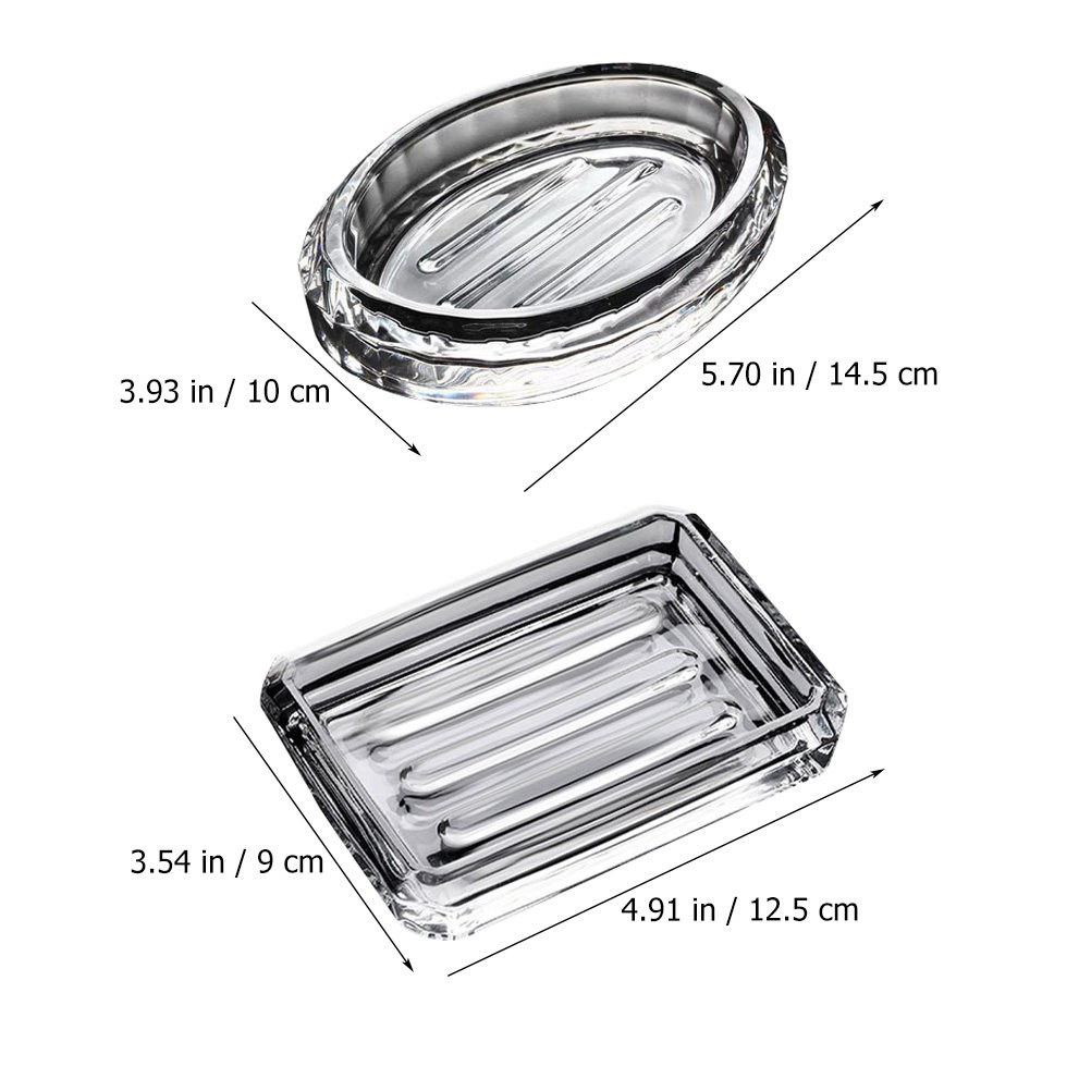 Suporte de vidro transparente  - Home Bathroom Design Simple avaliação e preço