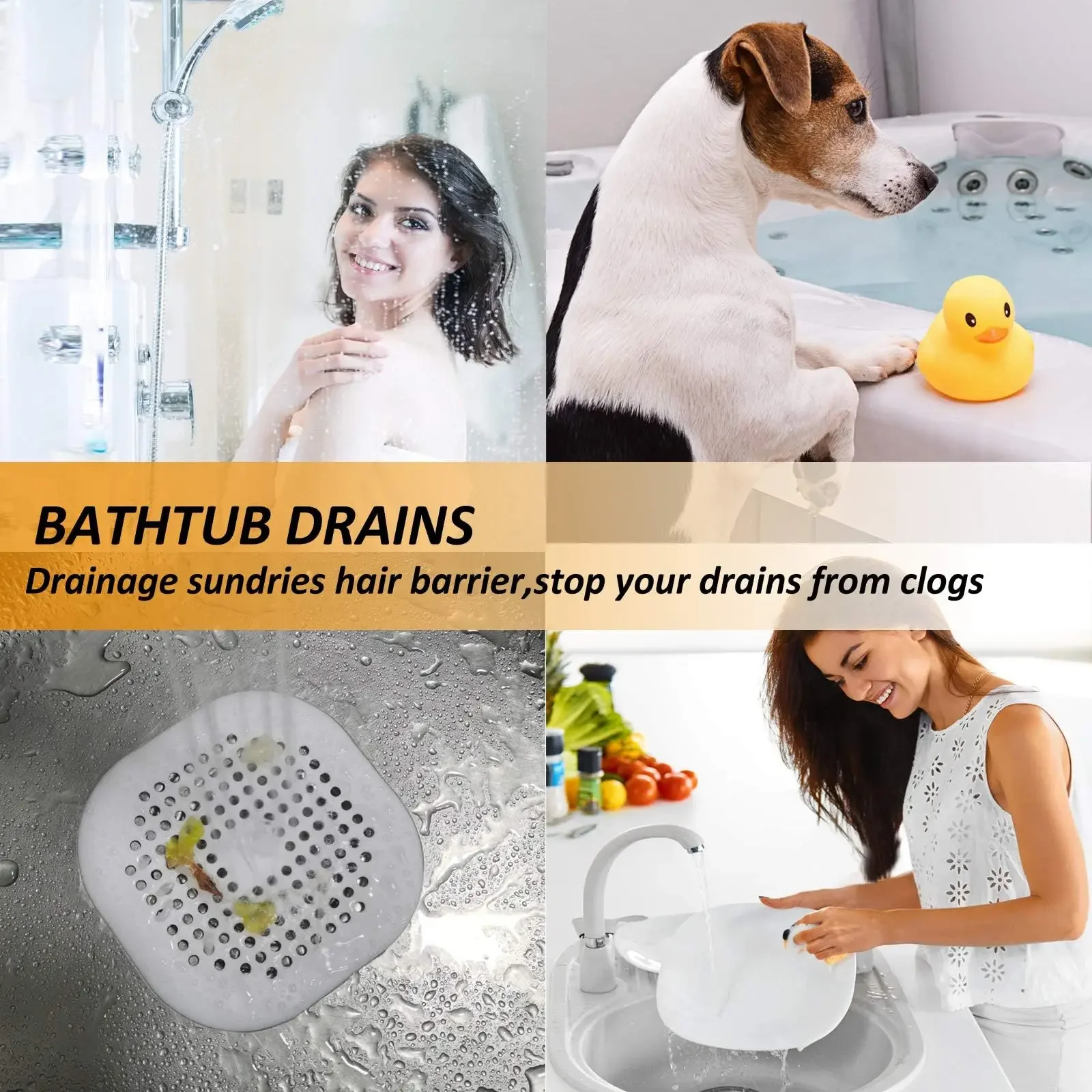 Protetor de Ralo de Silicone p - Home Bathroom Sink avaliação e preço