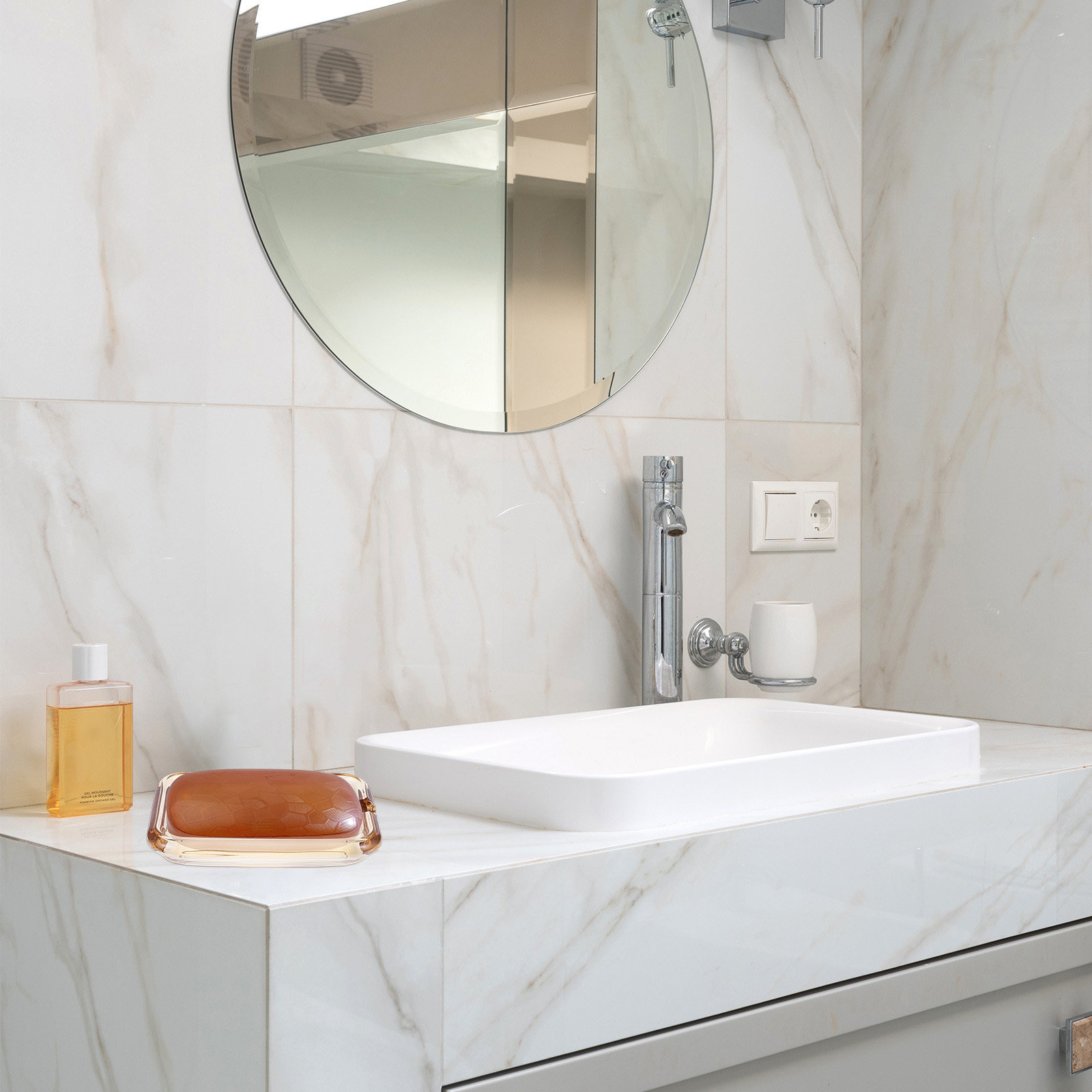 Suporte de Sabonete de Vidro c - Home Bathroom Decor Ideas avaliação e preço