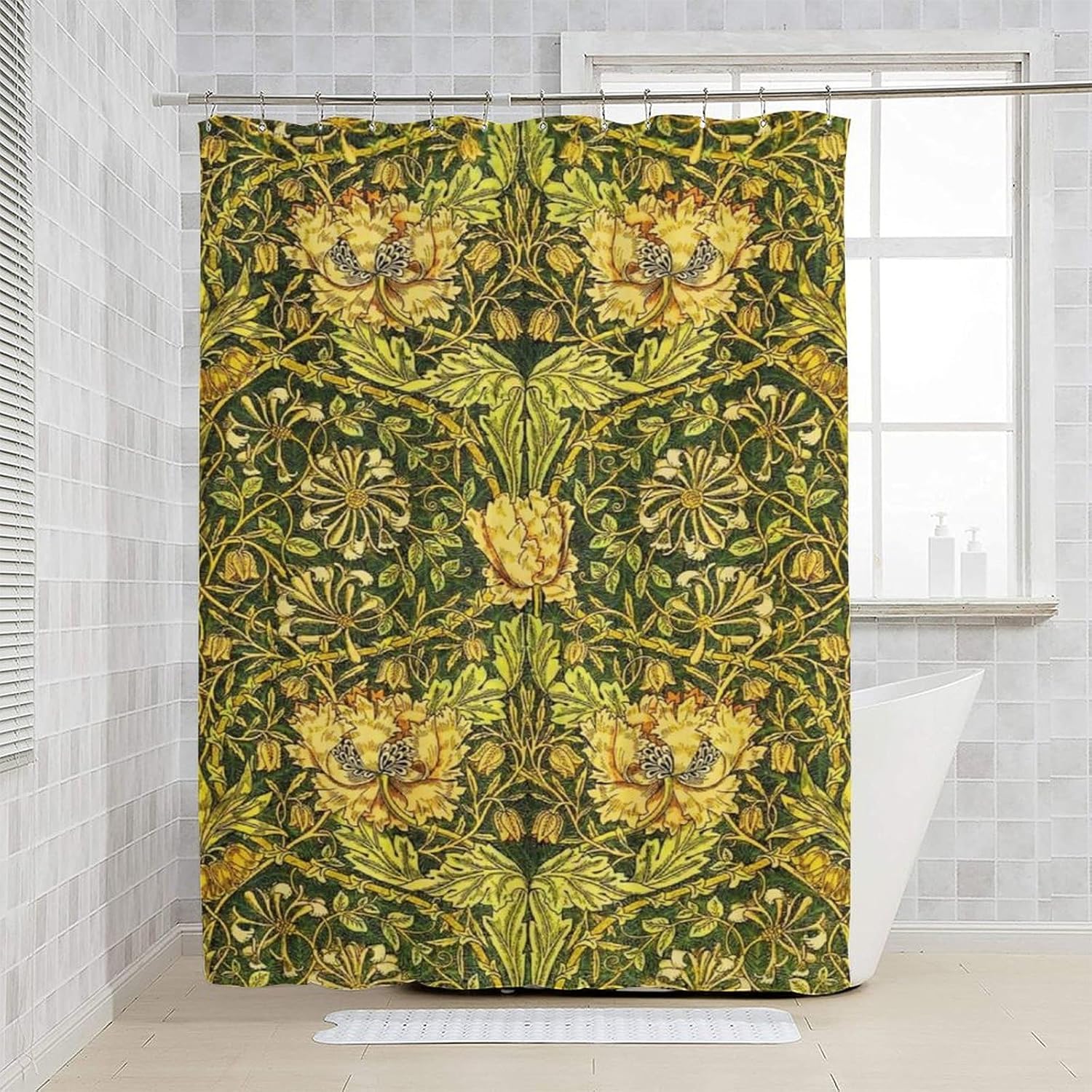Cortina de Chuveiro Botânica I - Home Bathroom Decor Ideas avaliação e preço