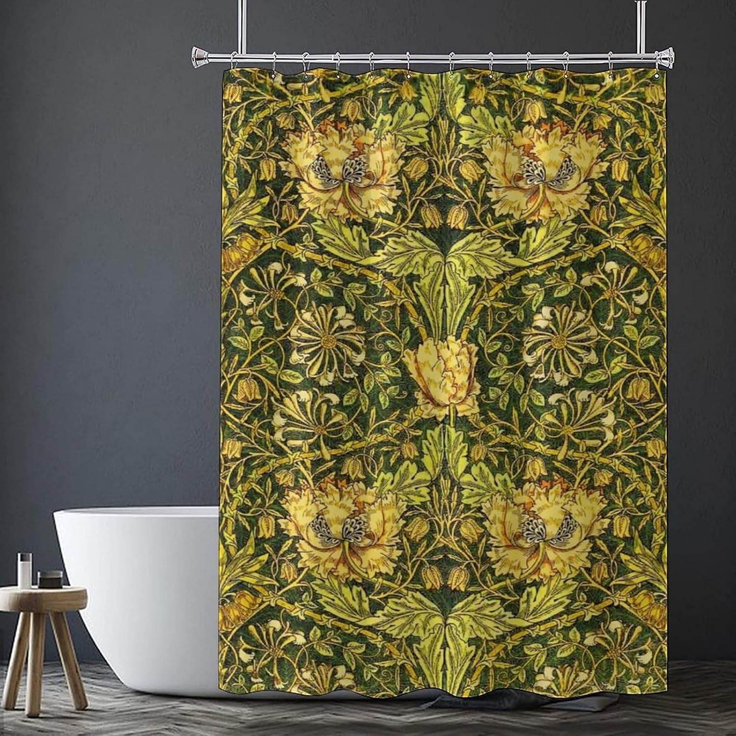 Cortina de Chuveiro Botânica I - Home Bathroom Decor Ideas avaliação e preço