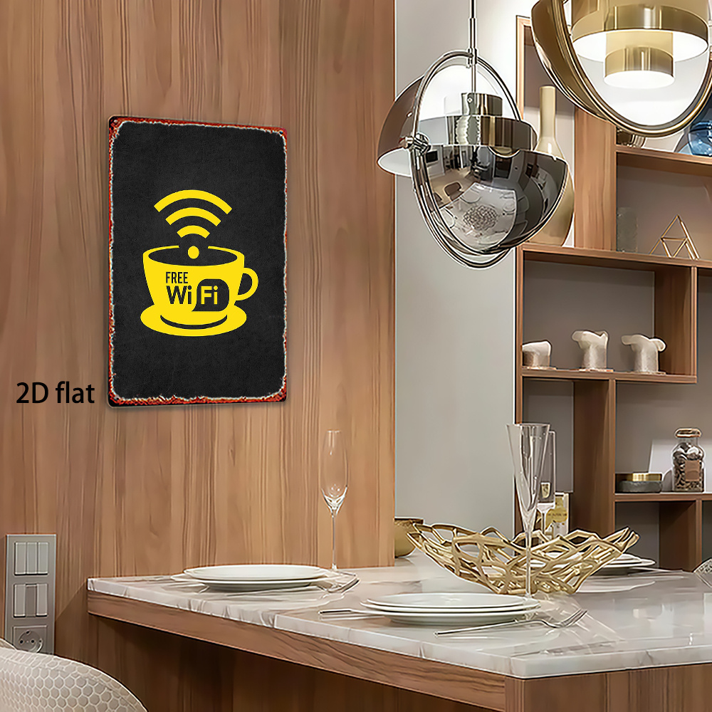 Placa de Metal Vintage 2D, Pla - Home Bathroom Decor Ideas avaliação e preço