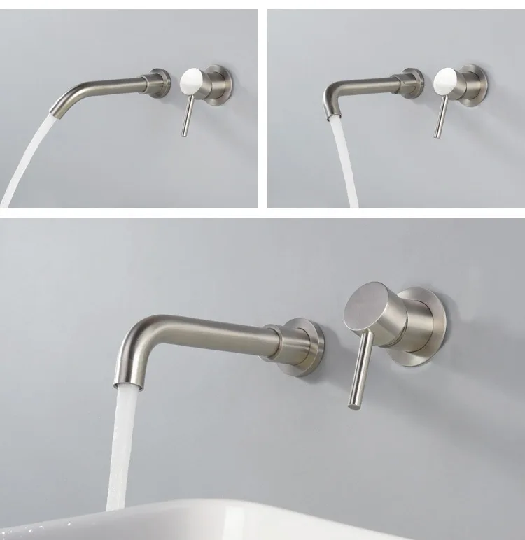 304 aço inoxidável escovado ní - Basin Mixer Tap avaliação e preço