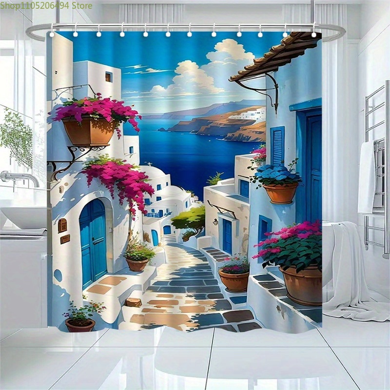 Cortina de Chuveiro da Ilha Gr - Home Bathroom Decor Ideas avaliação e preço