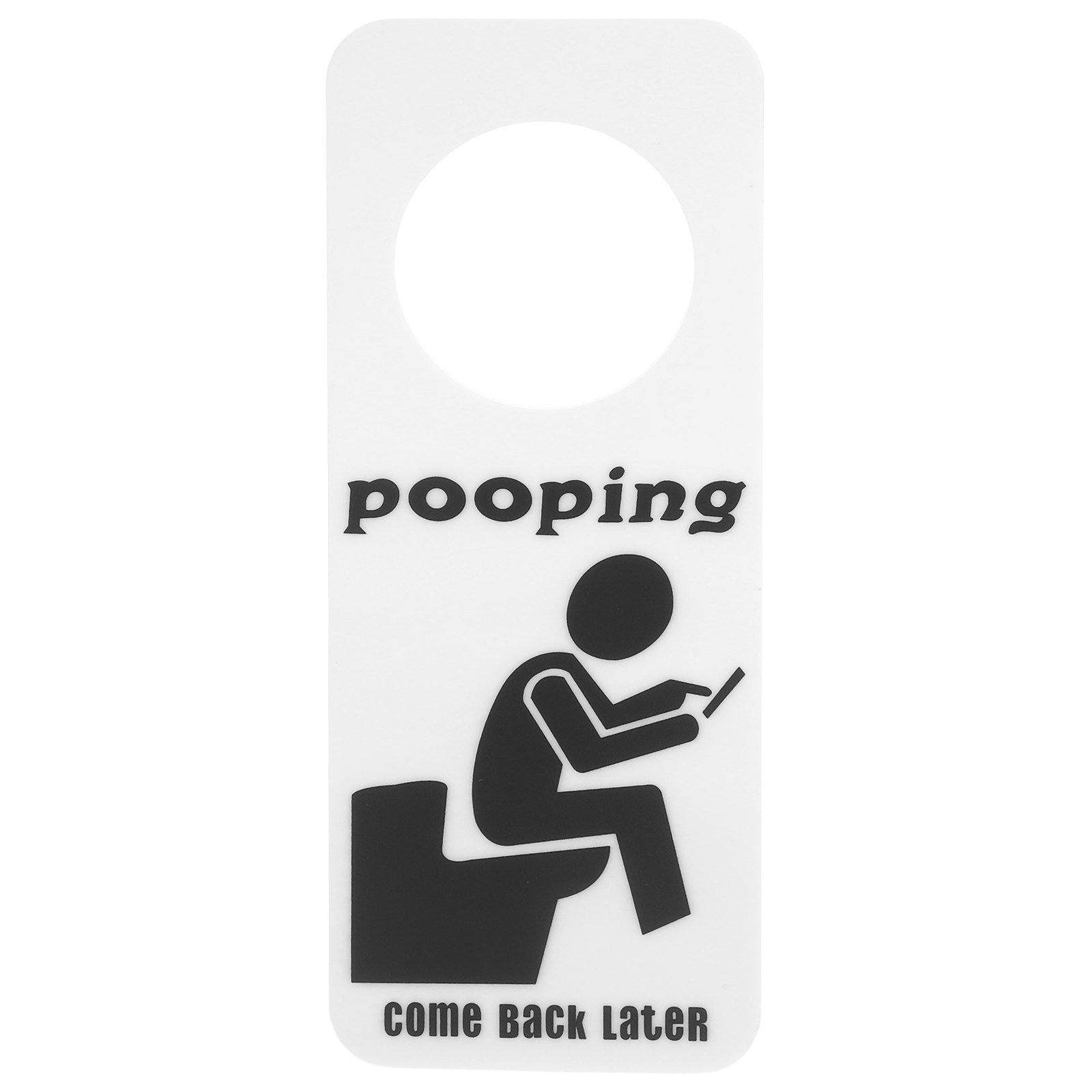 Placa Engraçada para Porta de  - Home Bathroom Occupied Sign avaliação e preço