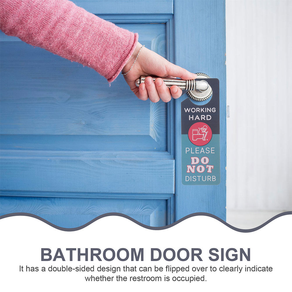 2 Peças Placa de Sinalização D - Home Bathroom Occupied Sign avaliação e preço